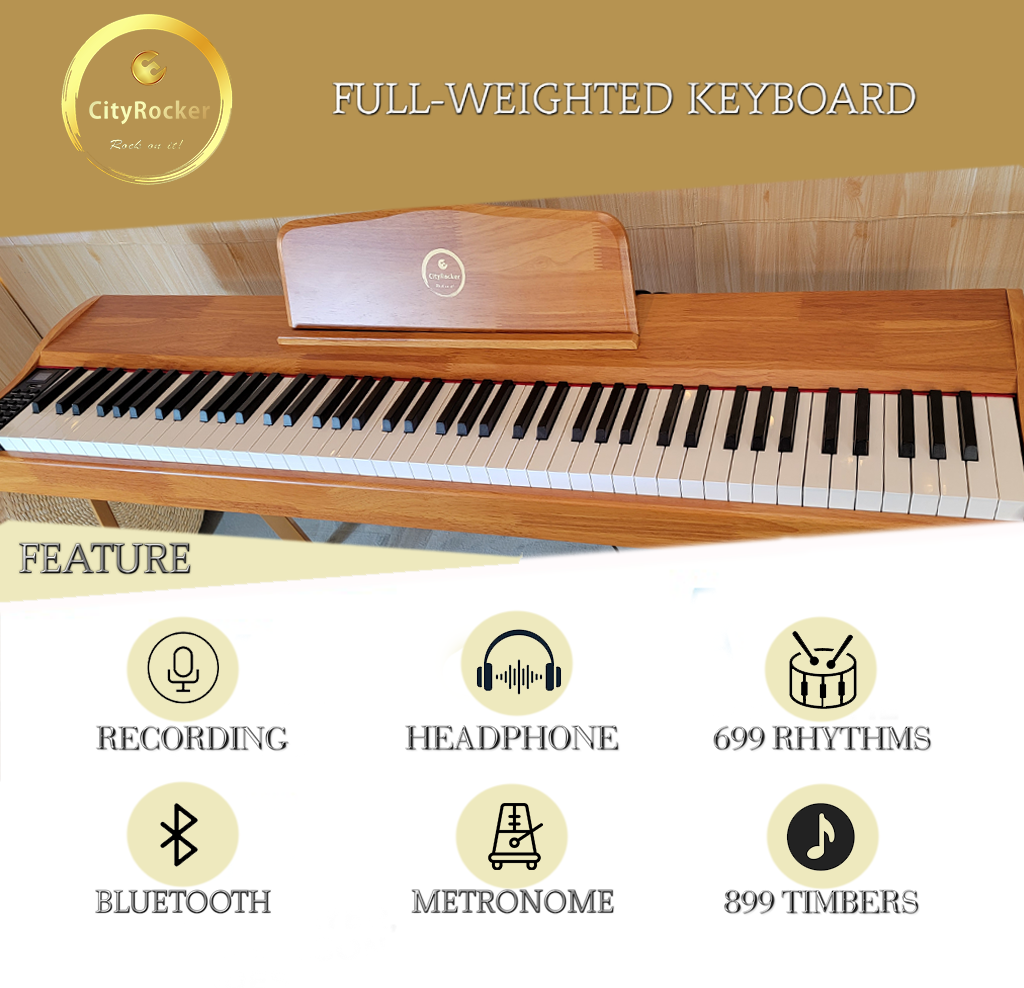 重鎚鍵電子琴】 【Vintage Style Digital Piano】 – CityRocker Ltd